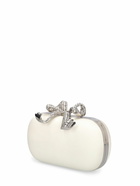 SELF-PORTRAIT Satin Bow Clutch