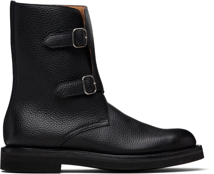 Photo: AURALEE Black Leather Work Boots