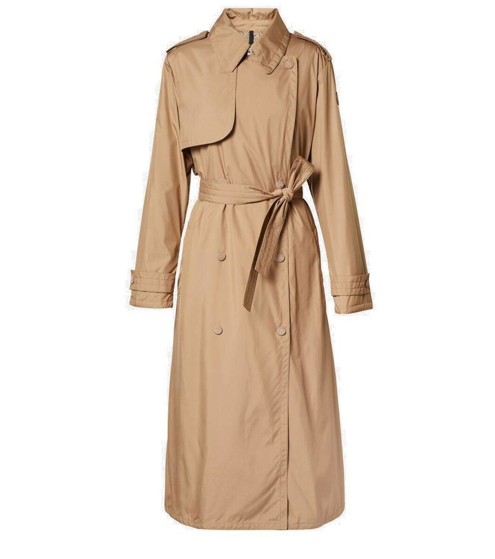 Photo: Moncler Barbetane down trench coat