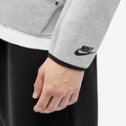 Nike Men's Tech Fleece N98 Top in Dark Grey Heather/Black