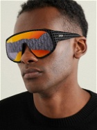Dior Eyewear - Dior3D M1U Round-Frame Textured-Acetate Sunglasses