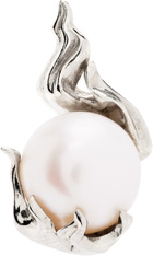Alan Crocetti SSENSE Exclusive Pearl In Heat Single Earring