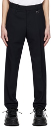 Wooyoungmi Navy Tapered Trousers
