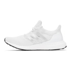 adidas Originals White and Silver Ultraboost 4.0 DNA Sneakers