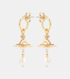 Vivienne Westwood Aleksa embellished drop earrings