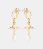 Vivienne Westwood Aleksa embellished drop earrings