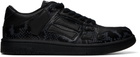 AMIRI Black Printed Python Skel Top Low Sneakers