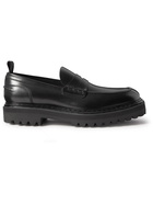 OFFICINE CREATIVE - Pistols Leather Penny Loafers - Black