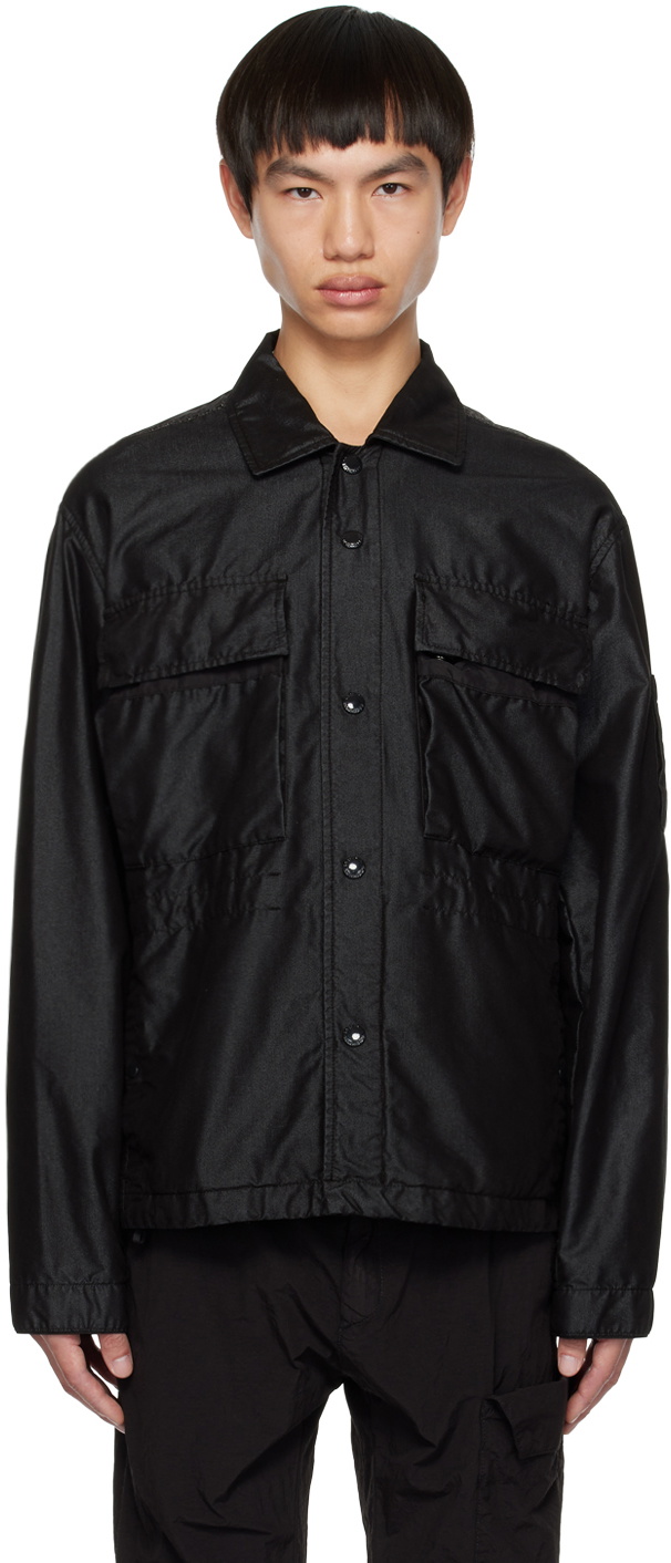 C.P. Company Black Garment-Dyed Jacket C.P. Company