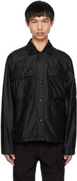 C.P. Company Black Garment-Dyed Jacket