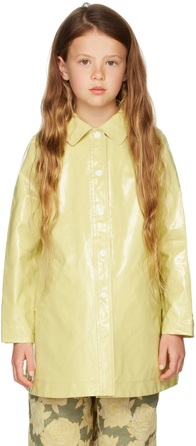 Bonpoint Kids Yellow Abella Coat Bonpoint