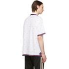 Gucci White Fil Coupe Multi Symbol Bowling Shirt