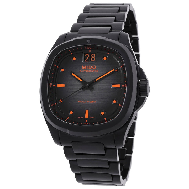 Photo: Mido Multifort TV Big Date Automatic Grey Dial Mens Watch M0495263308100