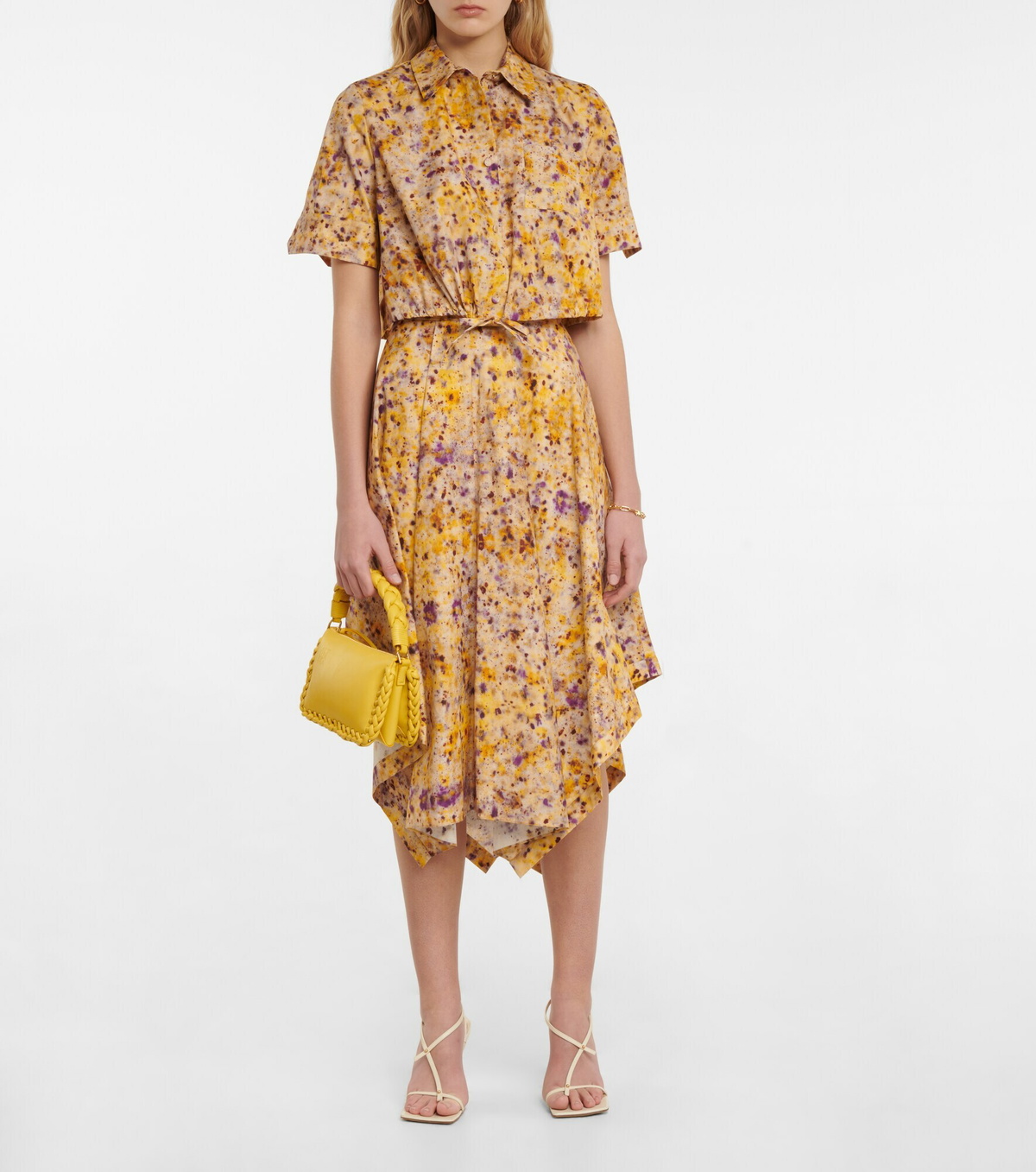 Altuzarra - Ben floral cotton-blend crop top