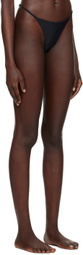 CDLP Black Tanga Bikini Bottoms