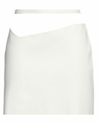 Andreādamo Womens Mini skirt Ivory