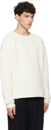 COMMAS Off-White Cotton Cashmere Sweater