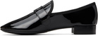 Repetto Black Michael Rubber Sole Loafers