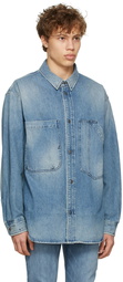 Diesel Blue Cotton Shirt