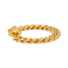 Versace Gold Resin Medusa Chain Bracelet