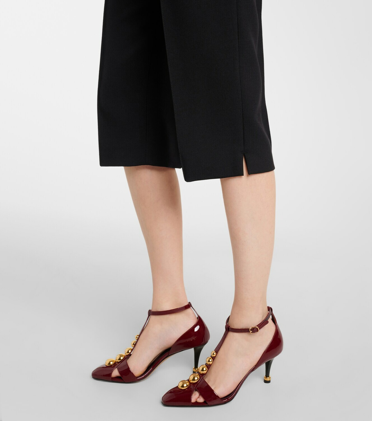Chloé Virgin wool crêpe capri pants