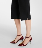 Chloé Virgin wool crêpe capri pants