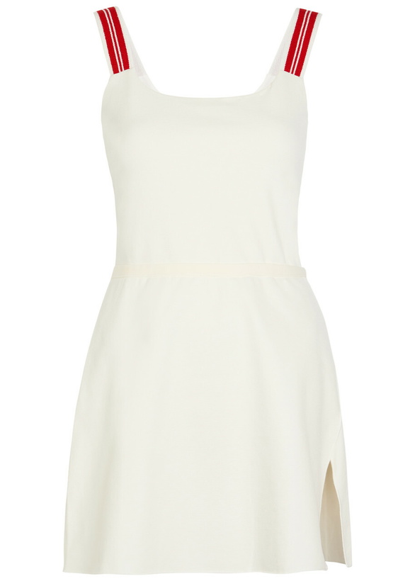 Photo: Spence Court Piqué Ponte Mini Dress White