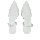 Femme LA Women's Macallan Sling Back Pump in Lambo White