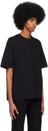 Filippa K Black Heavy Crewneck T-Shirt