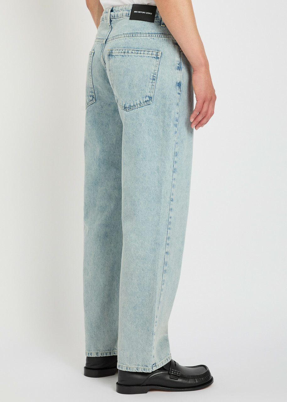 Mki Miyuki Zoku Classic Straight-leg Jeans Light Blue