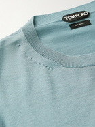 TOM FORD - Cashmere and Silk-Blend Sweater - Blue