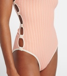 Eres Golden chevron swimsuit