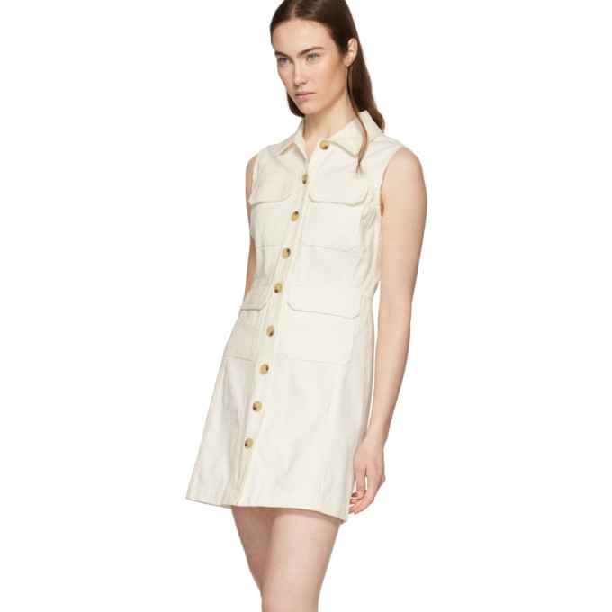 White 2025 corduroy dress