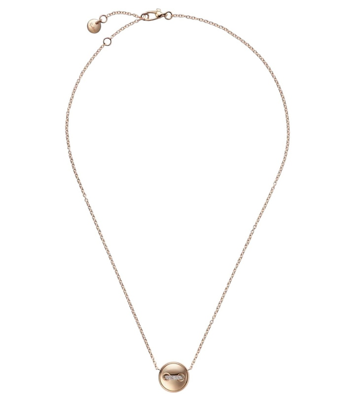 Photo: Pomellato Pom Pom Dot 18kt rose gold pendant necklace with turquoise and diamonds