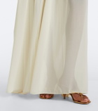 De La Vali Agapito chiffon maxi skirt