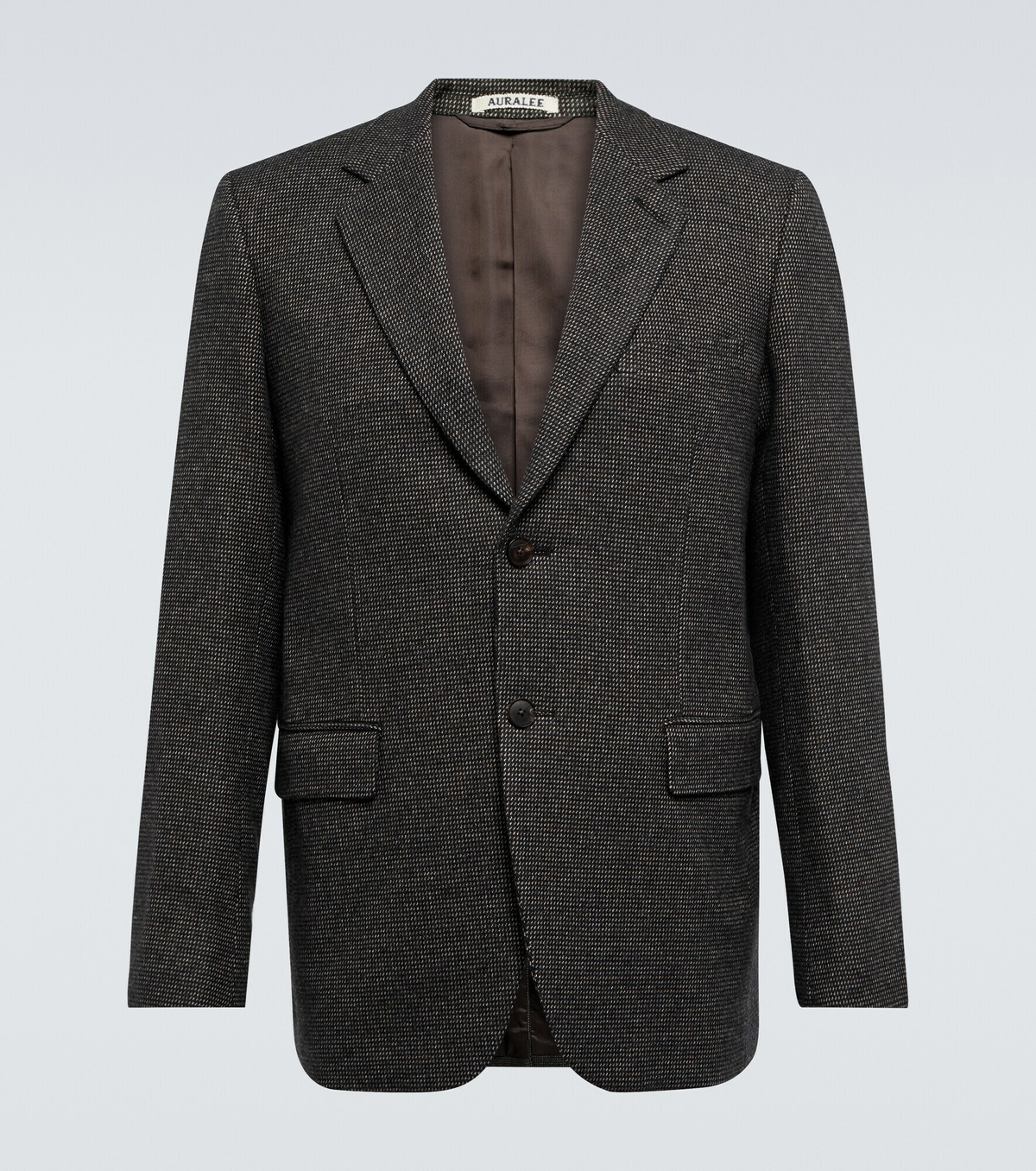 Auralee - Cotton, wool, and cashmere tweed jacket Auralee