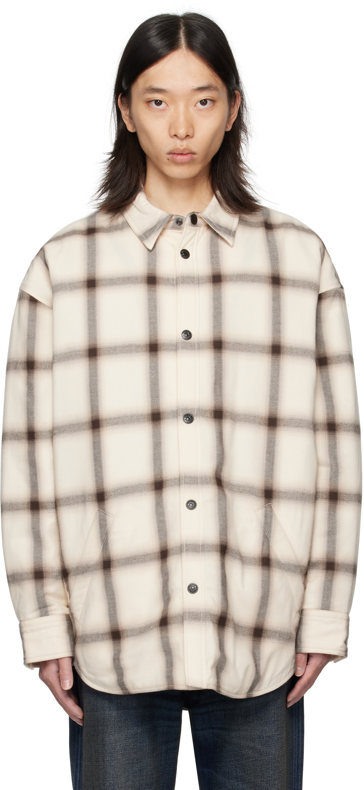 Acne Studios 】MAGMA CHECK acne studios magma check PAW17 48 Used