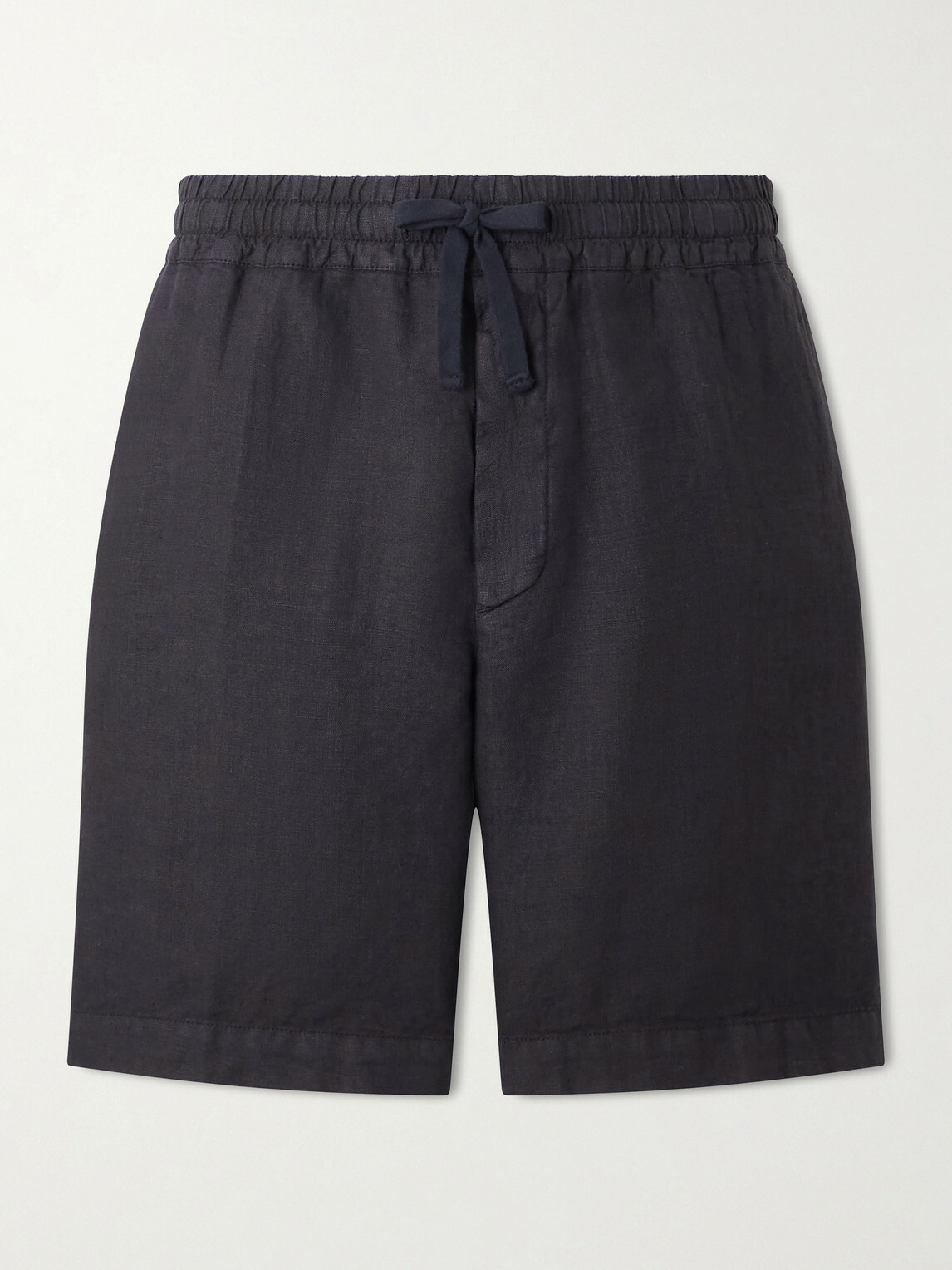 Altea - Samuel Straight-Leg Linen Drawstring Shorts - Blue