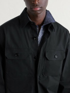 Zegna - Cotton-Blend Overshirt - Black