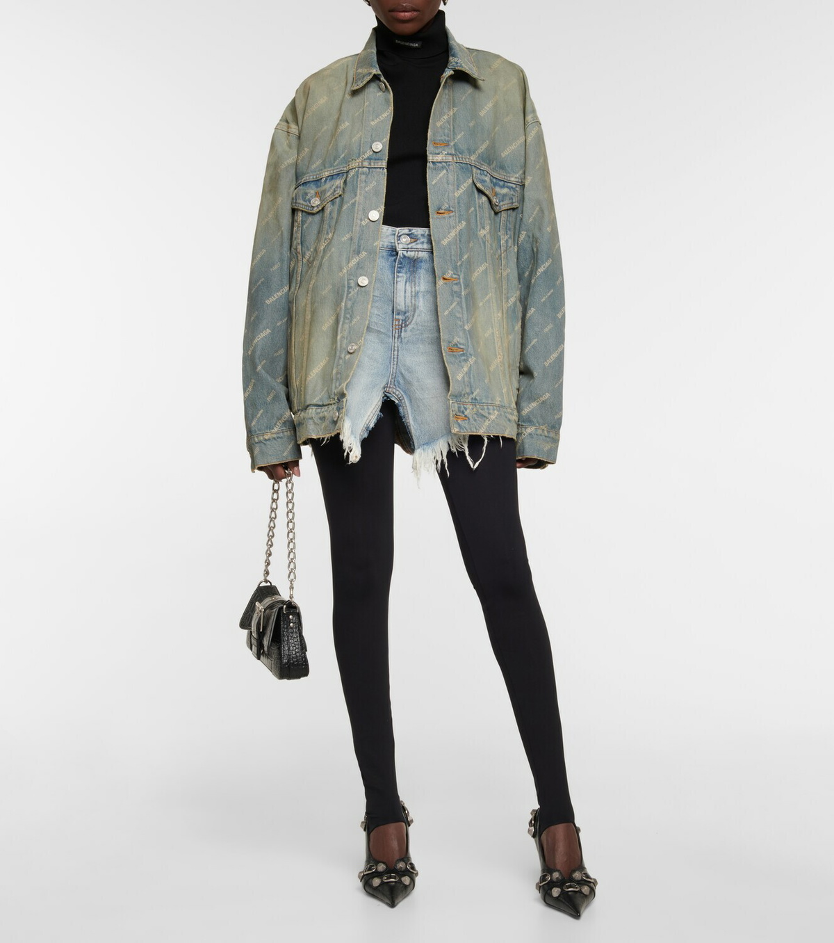 Balenciaga - Logo denim jacket Balenciaga