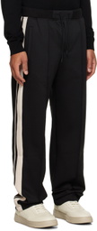 Emporio Armani Black Stripe Sweatpants