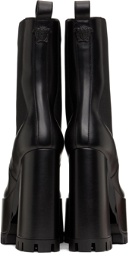 Versace Black Medusa Heeled Chelsea Boots