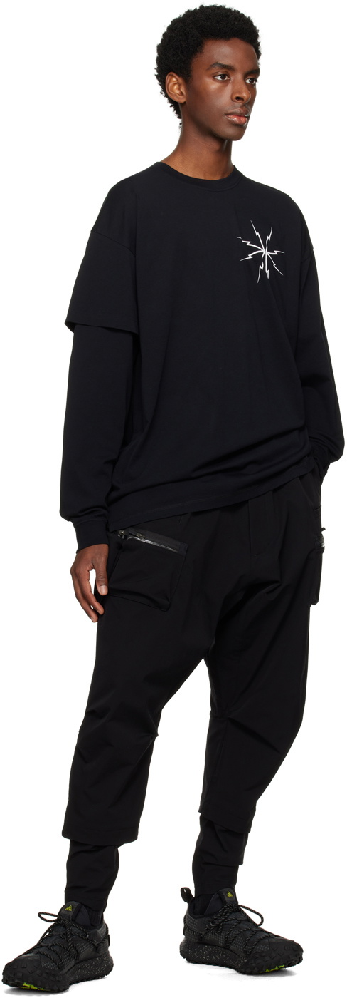 ACRONYM Black Layered Long Sleeve T-Shirt Acronym