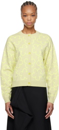 Kenzo Green Kenzo Paris 'Hana Dots' Embroidered Cardigan
