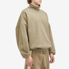 Adidas x FOG Men's Adidas x Fear Of God Athletics Fleece Mock Sweatshirt in Clay