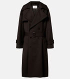 The Frankie Shop Dursley belted double-breasted trench coat