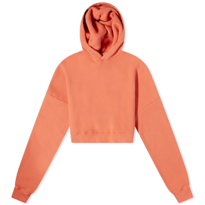 Photo: Mayde Women's Cropped Hoodie in Coral