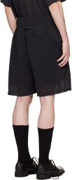 the Shepherd UNDERCOVER Black Belted Shorts
