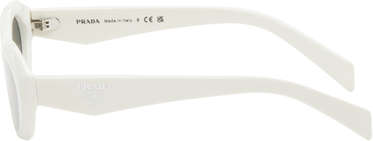 Prada Eyewear White Symbole Sunglasses Prada