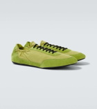 Prada Elastic Collapse Re-Nylon and suede sneakers